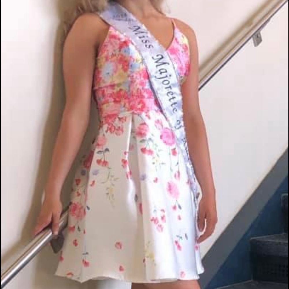 Floral Promgirl Cocktail Dress